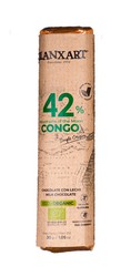 Chocolatina leche ecologico congo 42% 30 grs