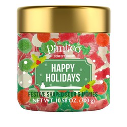 Chuches Golosinas Navidad Gourmet Pimlico Happy Holidays Sour Sweets Tarro 300g