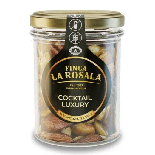 Cocktail Luxury Tostado Dulce Tarro 90 grs Frutos Secos La Rosala