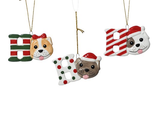 Colgante Navidad para Arbol Perros Kaemingk