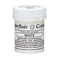 White gel coloring 35 grs sugarflair