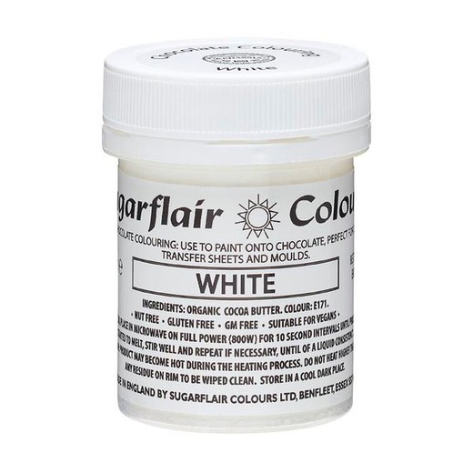 Colorant gel blanc 35 grs sugarflair