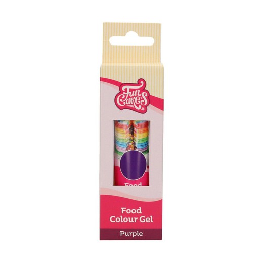 Purple gel food coloring 30 grs funcakes