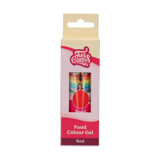 Colorant alimentaire gel rouge 30 grs funcakes