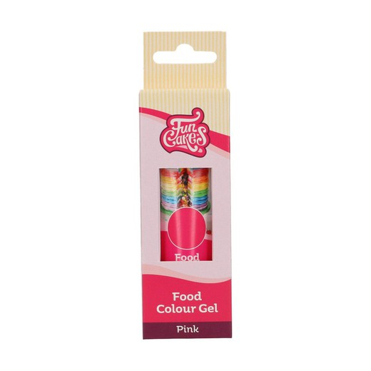 Pink gel food coloring 30 grs funcakes