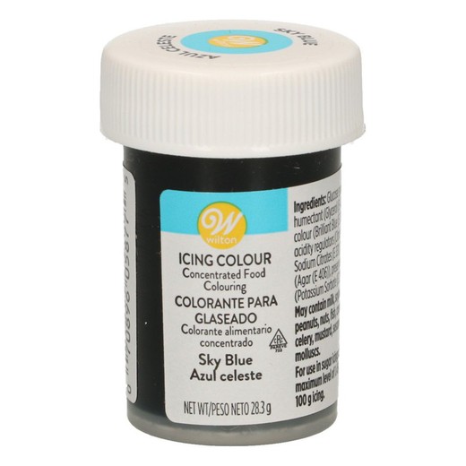 Colorant alimentaire bleu ciel Wilton 28 g