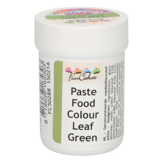 Leaf green paste coloring 30 grs funcakes