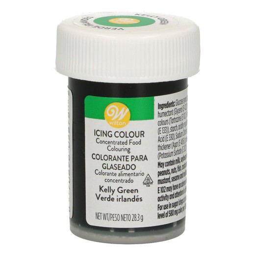 Wilton kelly green paste food coloring 28g