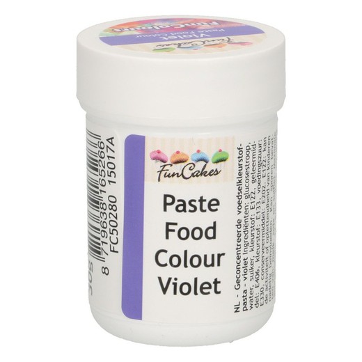 Colorante pasta violeta 30 grs funcakes