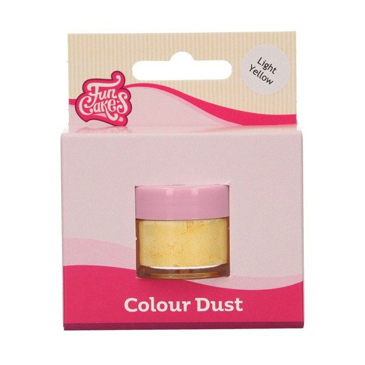 Colorante polvo dust amarillo light funcakes