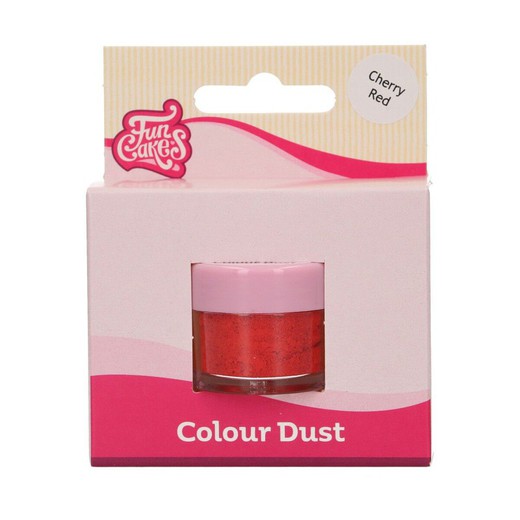 Funcake cherry red dust coloring powder