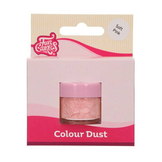Colorante polvo dust rosa suave funcakes