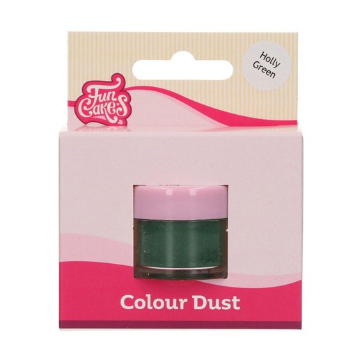 Dust green holly funcakes food coloring