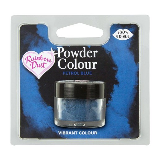 Powder colorant powder blue petrol rainbow dust