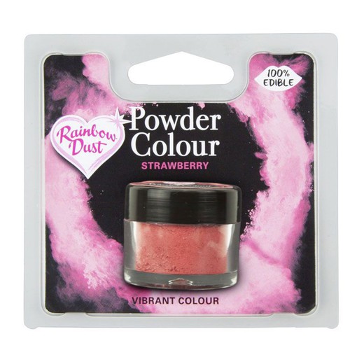 Powder colorant strawberry rainbow dust