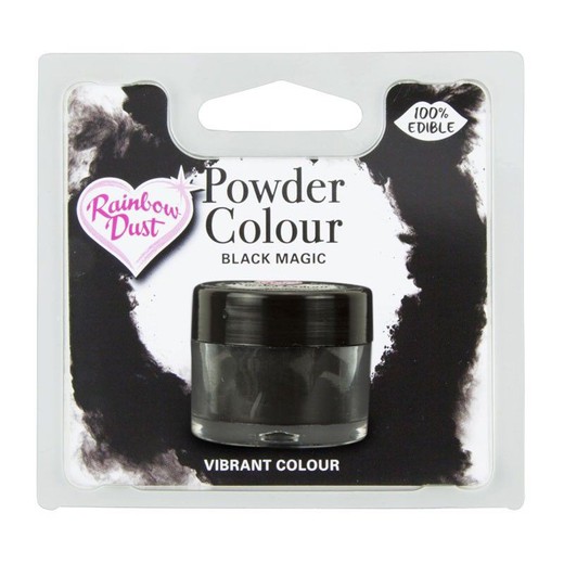 Colorante polvo powder negro magic rainbow dust