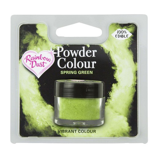 Color powder powder spring green rainbow dust
