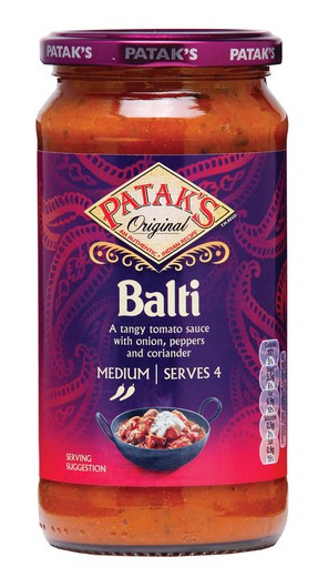 Comida India Salsa Balti 450G Patak´S