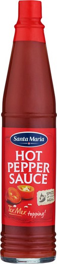 Comida Mexicana Hot Pepper Salsa 85Ml Santa Maria