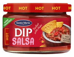 Mexikansk mat Salsa Dip Hot 250G Santa Maria