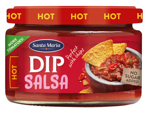 Comida Mexicana Salsa Dip Hot 250G Santa Maria