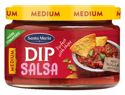 Mexikansk mat Salsa Dip Medium 250G Santa Maria