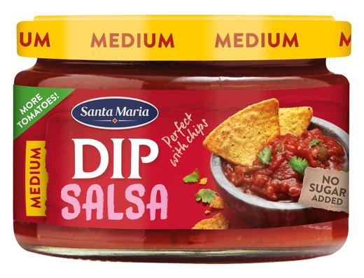 Comida Mexicana Salsa Dip Medium 250G Santa Maria