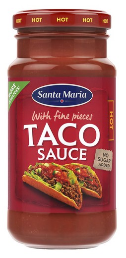 Comida Mexicana Salsa Taco Hot 230G Santa Maria