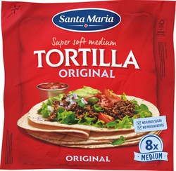 Comida Mexicana Tortilla Trigo Soft 320G Santa Maria