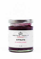 Jam 4 fruits without sugar belberry 215 grs