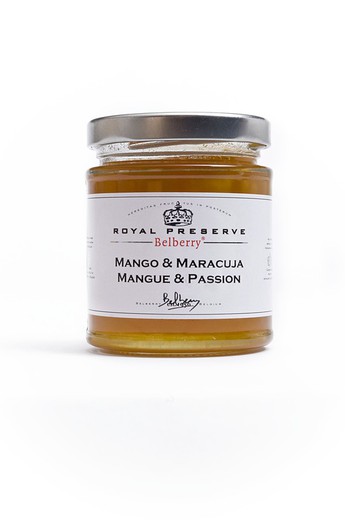 Mango and passion fruit jam belberry 215 grs