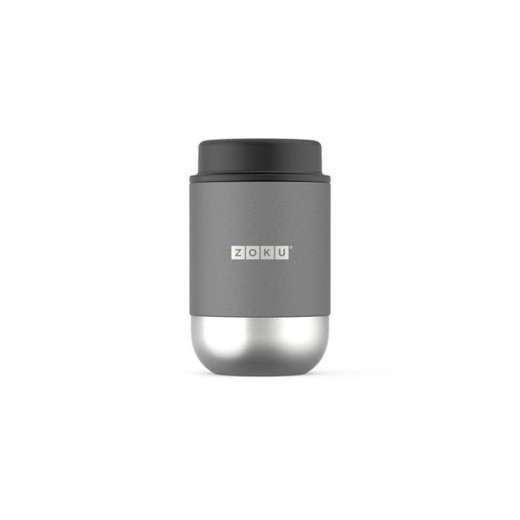 Solid food container 295ml silver zoku