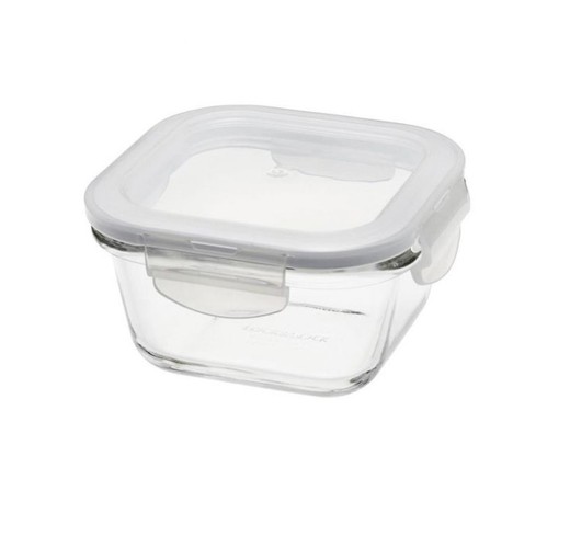 300 ml square glass container suitable for oven lock & lock