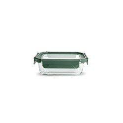 Rectangular glass container 640 ml glass lid Oven-safe