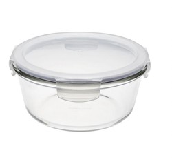 SNOWDVANCE Taper Cristal - Fiambreras Herméticas Vidrio para Alimentos,  Almacenaje Cocina con Tapa Ahorra Espacio, sin BPA - Pack 3