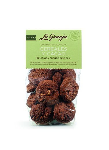 Organic cookies with granola and cocoa 200g the farm