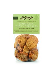 Cookies ecológicas de espelta con zanahoria y yuzu 200g la granja