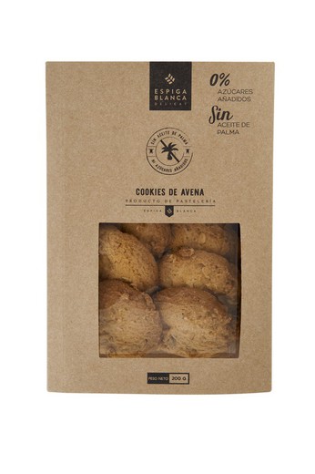 Cookies havregryn cookies uden sukker 200 gr