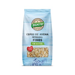 Copos avena integral finos sin gluten 500g biocop bio ecológico