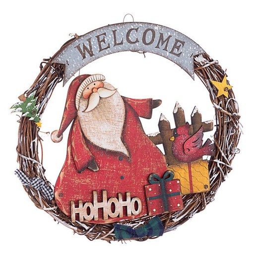 Christmas Wreath Santa Claus Harris 30