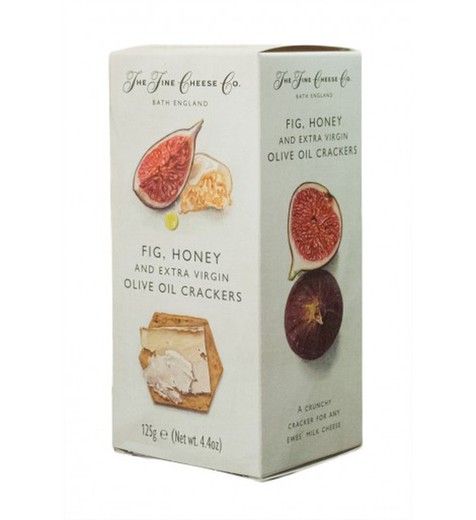 Crackers aceite oliva, higos y miel the fine cheese co
