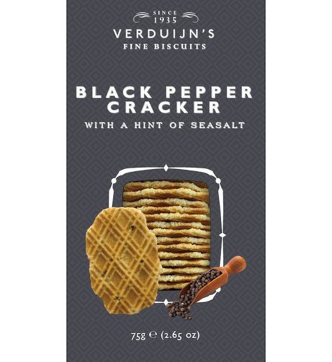 Crackers with pepper and salt verduijn's
