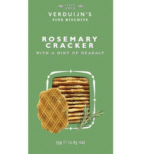 Crackers with rosemary and verduijn's salt