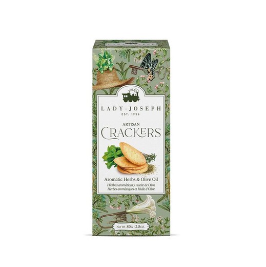 Lady Joseph Crackers Gourmet alle Erbe Aromatiche 100 gr