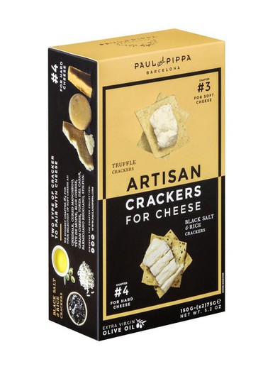 CRACKERS Paul Pipa (BLACK SALT & RICE TRUFFLE)