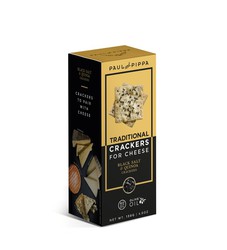 Crackers paul pippa negra y quinoa 130 grs