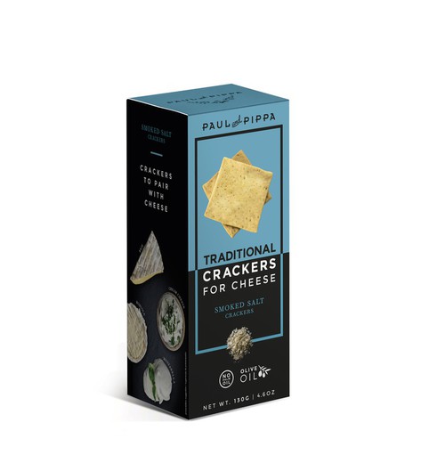 Crackers paul pippa gerookt zout 130 grs