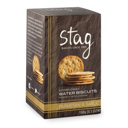 Crackers stag parmesano y ajo 150 grs