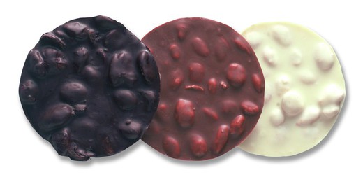 Assorted almond chocolate crakers 30 a blanxart