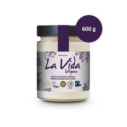 Biały krem kokosowy la vida wegański 600g ekologiczny bio
